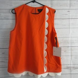 Victoria Beckham For Target Orange White XL Top